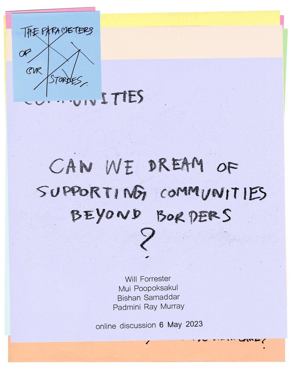 soisquad's tweet photo. *The Parameters of Our Stories will start soon.*
Our first event will happen online, and we invited translators, publishers, and funders to discuss the complexity of translation and nationhood and the challenges of forming communities beyond national borders. https://t.co/wuFvB90Ltx