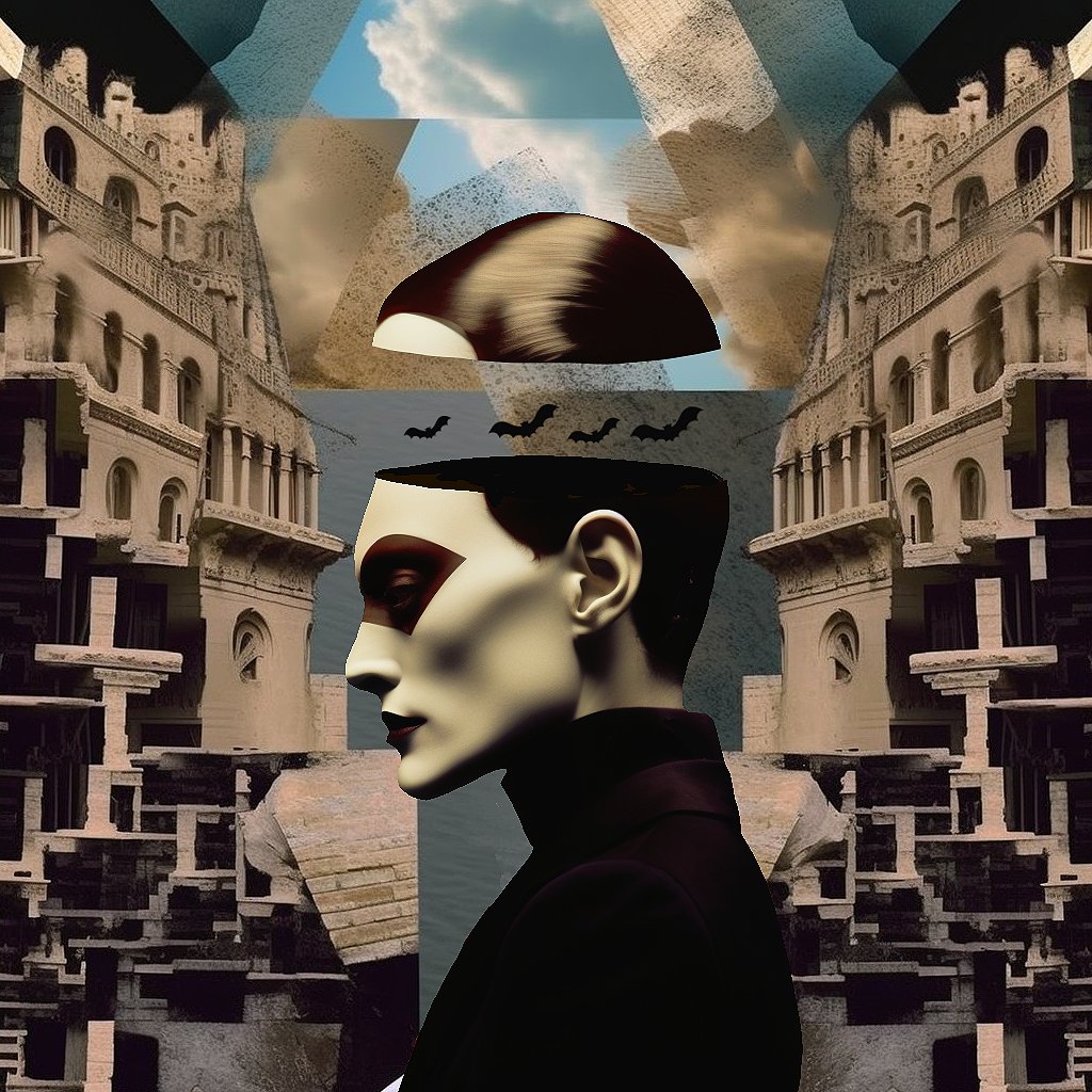 Last #shill of the night 🌙😆
Surreal Optical Collage # 2
Only 4 eds. - only 2,22 Tz 🫠🧡
#tezos #NFT #objkt 
Good night imagineers! 
Keep it surreal! ❤️‍🔥
Link 👇