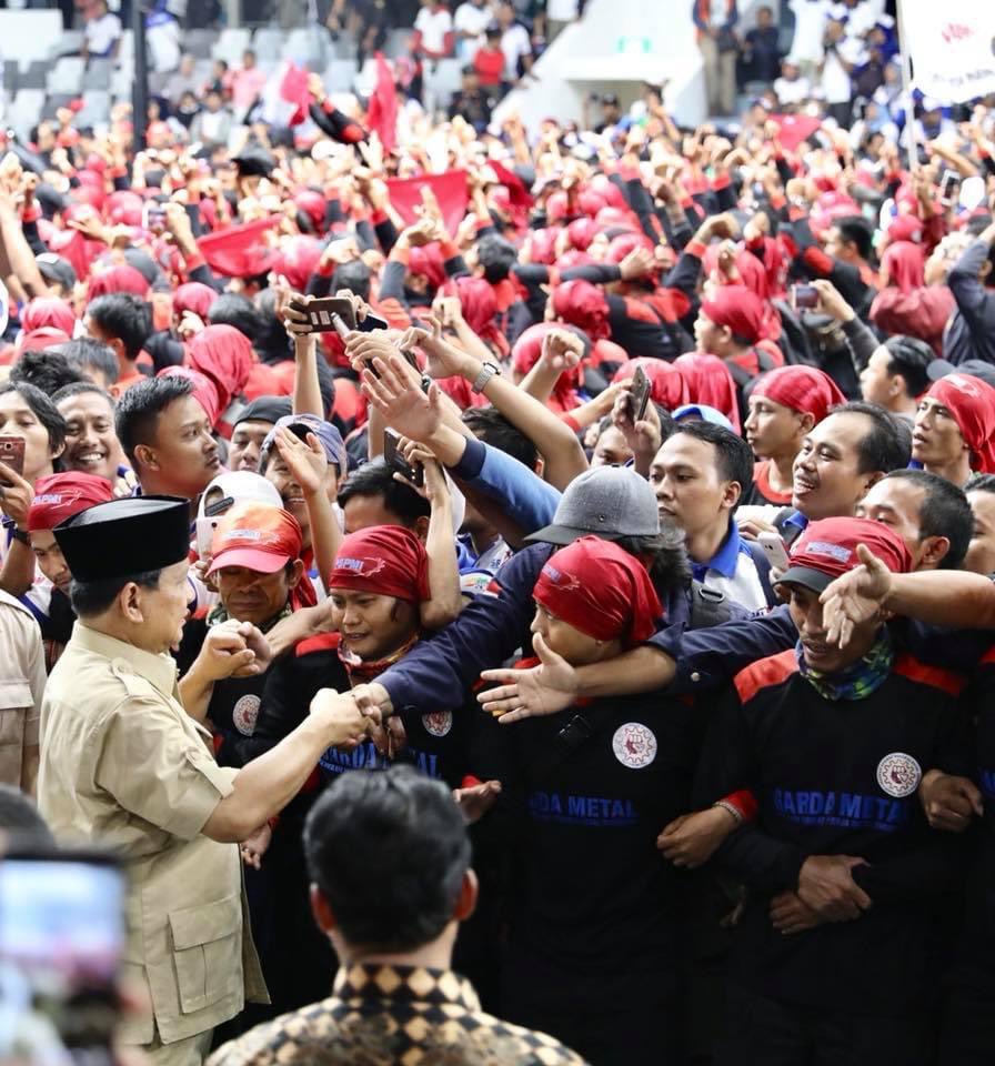 Selamat Hari Buruh 1 Mei 2023. Sejahtera selalu untuk seluruh pekerja dan buruh di Indonesia.

#prabowo #prabowosubianto #prabowopresiden2024 #buruhsejahtera #hariburuh #mayday #buruhindonesia #pekerja #pekerjaindonesia #tenagakerja #buruhtani #kerja #sejahtera #prasetyohadi