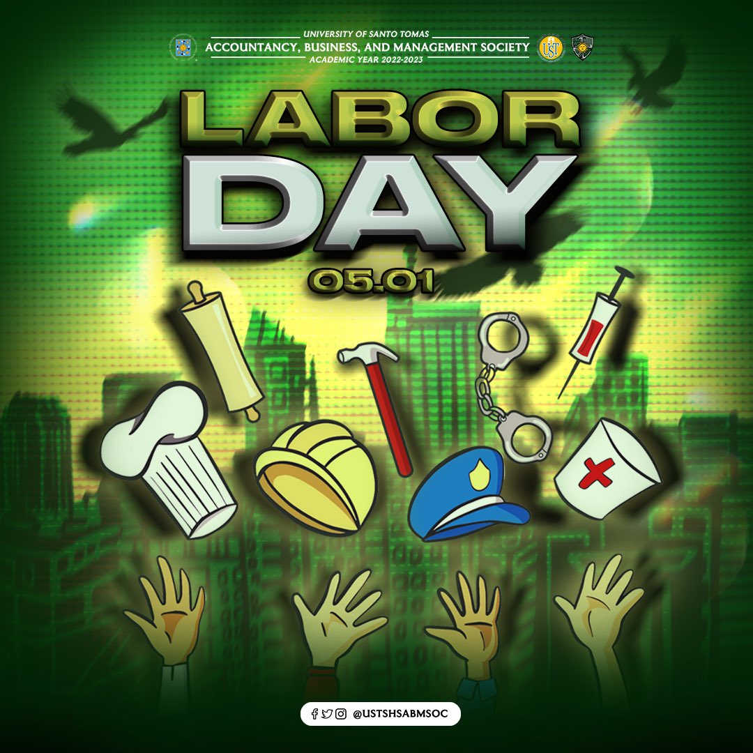 ustshsbesoc's tweet photo. Not all heroes wear capes! 🦸

Let us celebrate the hardworking Filipino workers for their efforts to serve and cater to the needs of the people. Indeed not all superheroes wear capes! 

Happy Labor Day! 💛

#LaborDay2023
#NoCapeNoProb https://t.co/pQM75xpTkk