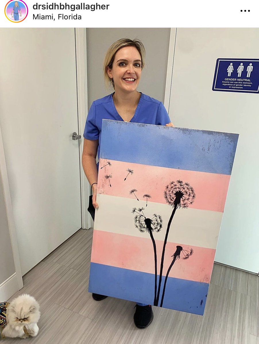 DrLoupis's tweet photo. This woman is a butcher! Making a whole lot of money on “gender affirming surgery”. When will they take her licence away? https://t.co/kJOi4W19jT