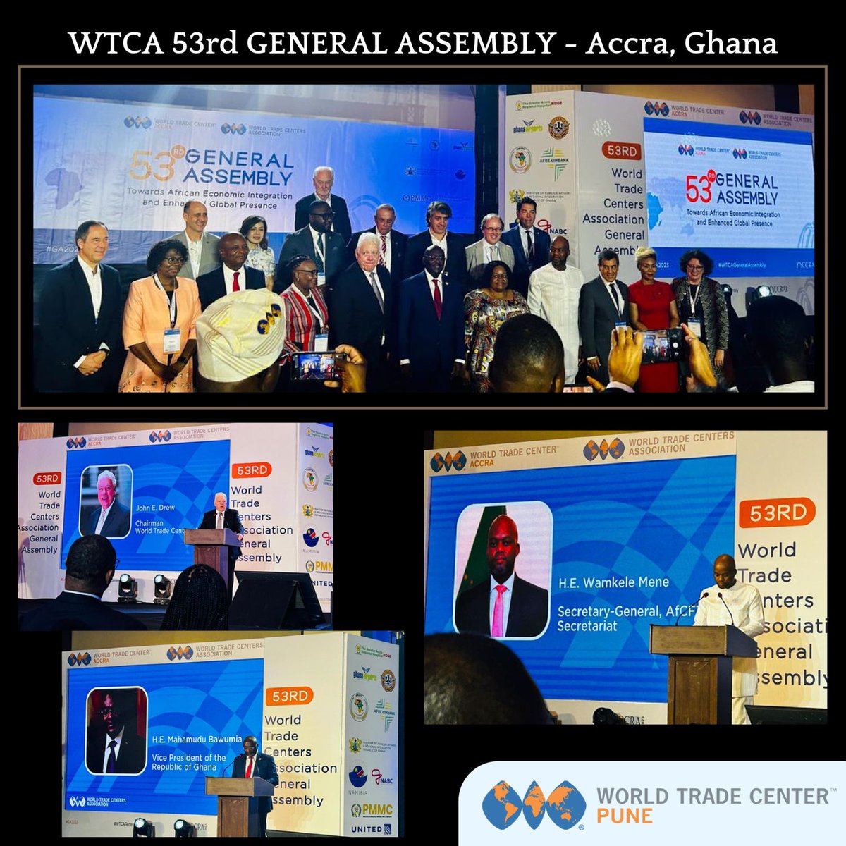 WTCPUNE1's tweet photo. The 53rd #WTCAGeneralAssembly began on the 23rd of April 2023, at Accra, Ghana with attendees arriving at the La Palm Royal Beach Hotel. https://t.co/YCAMP379to