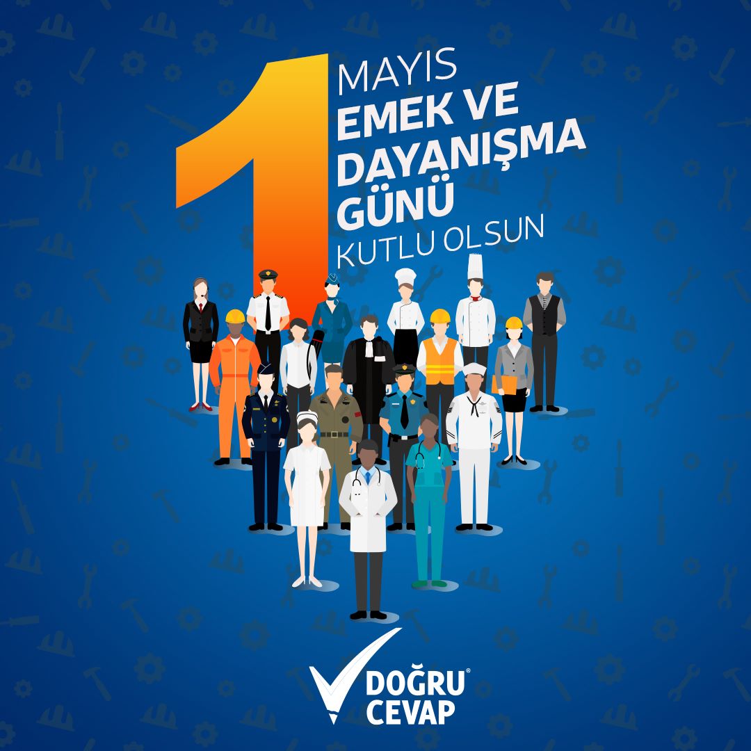 Her sektörde emek ve alın teriyle iş gücü üreten tüm çalışanların 1 Mayıs Emek ve Dayanışma Günü kutlu olsun.
#DoğruCevap #DoğruCevapİyiGelecek #1MayısEmekveDayanışmaGünü #İşçiBayramı #Çalışan #İşçi
