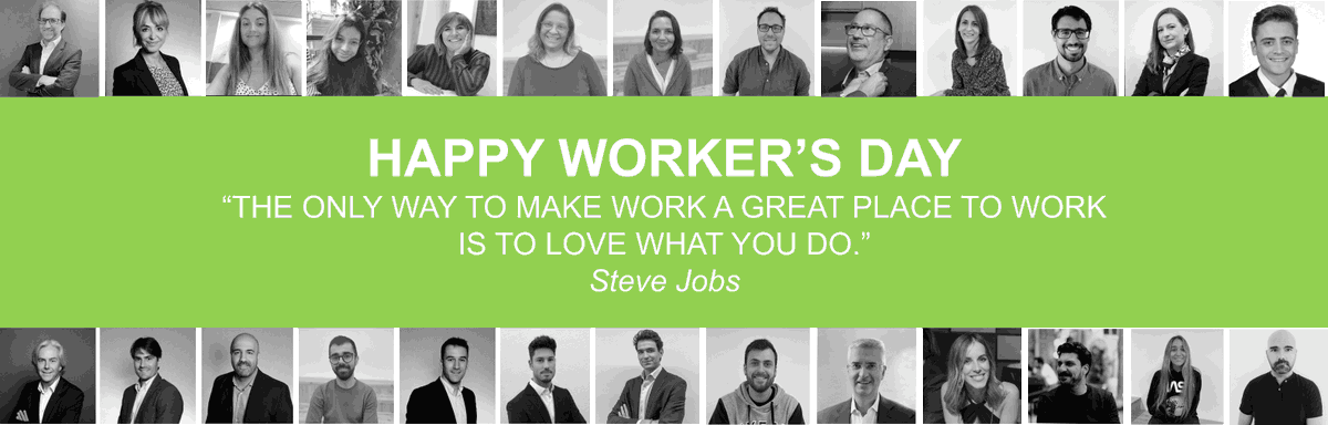 😀FELIZ DÍA DEL TRABAJADOR

Cada año,el 1️⃣ de mayo se celebra el #DíaInternacionaldelosTrabajadores para honrar el duro trabajo y los esfuerzos de los empleados. 

👉¡Hoy y todos los días va por vosotros, que hacéis posible que sigamos creciendo como empresa y familia cada día!