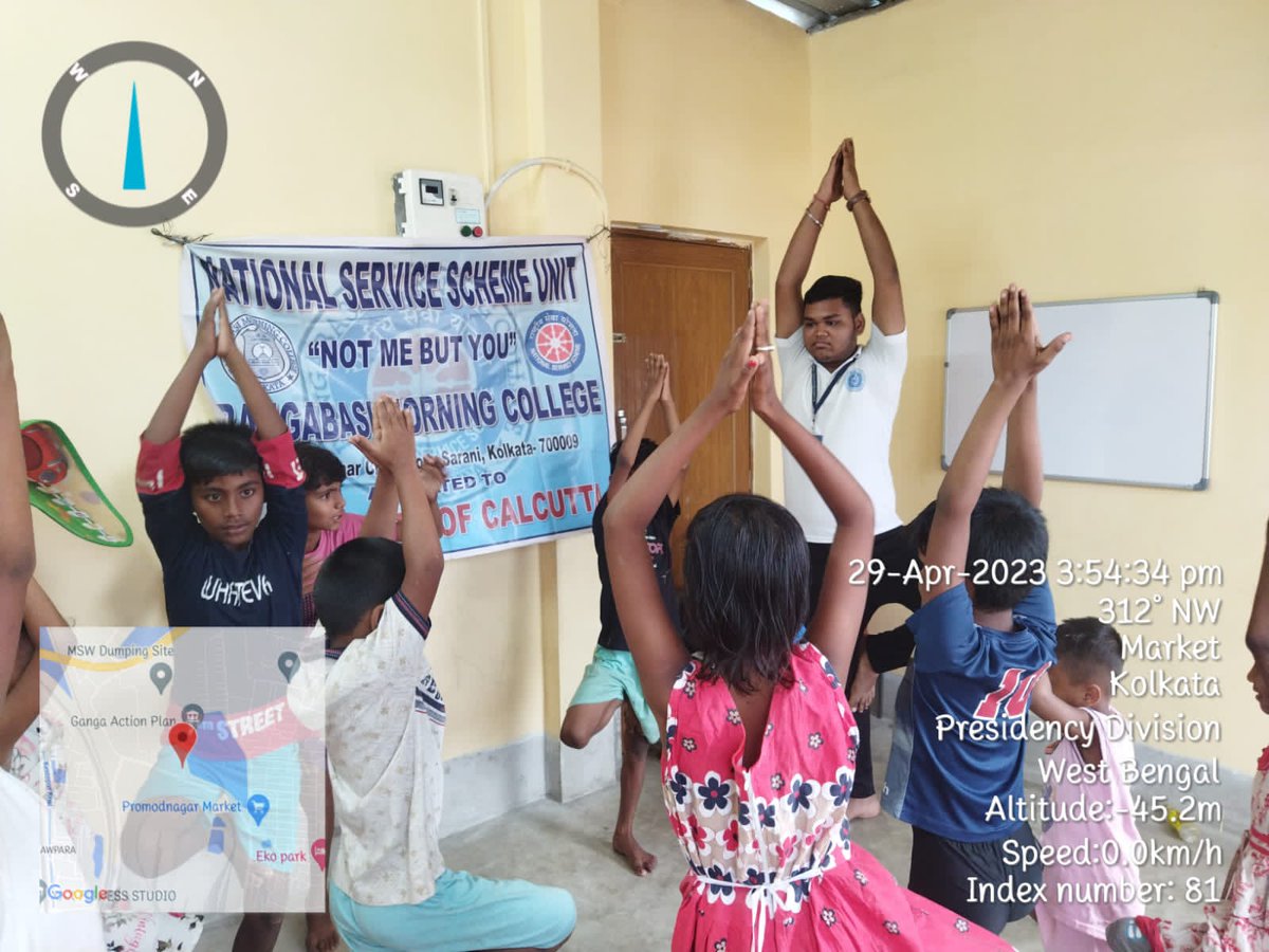 NssMorning's tweet photo. NSS unit of Bangabasi Morning College continues monthly yoga session at community school.#nssbmc @_NSSIndia @ConnectingNss @YASMinistry @rdnss_kolkata @PIBKolkata @PIB_India @pankajsinghips @NSSRDPATNA @NSSChennai @moayush https://t.co/tdjD6IQCXj