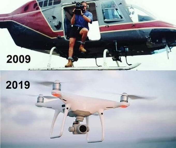 In just 10 years Pilot and Camera both lost their job...