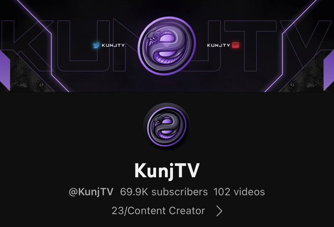 KunjTV's tweet image. Literally wasted 4 months, and let a perfectly fine YT channel die cause I didn't wanna play a game that wasn't fun. 😹
Changes tomorrow, 100k Push.