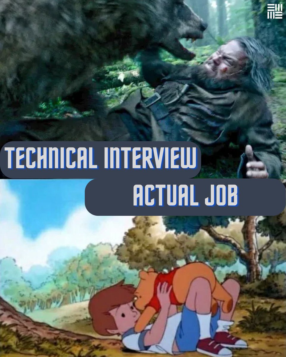 Hiresteezy's tweet image. When the technical interview doesn't match the actual job 🤔

Have you ever had an interview where they asked you about something you've never heard of, only to find out it had nothing to do with the job you were applying for? We feel your pain!

#interviewmeme #meme #interview