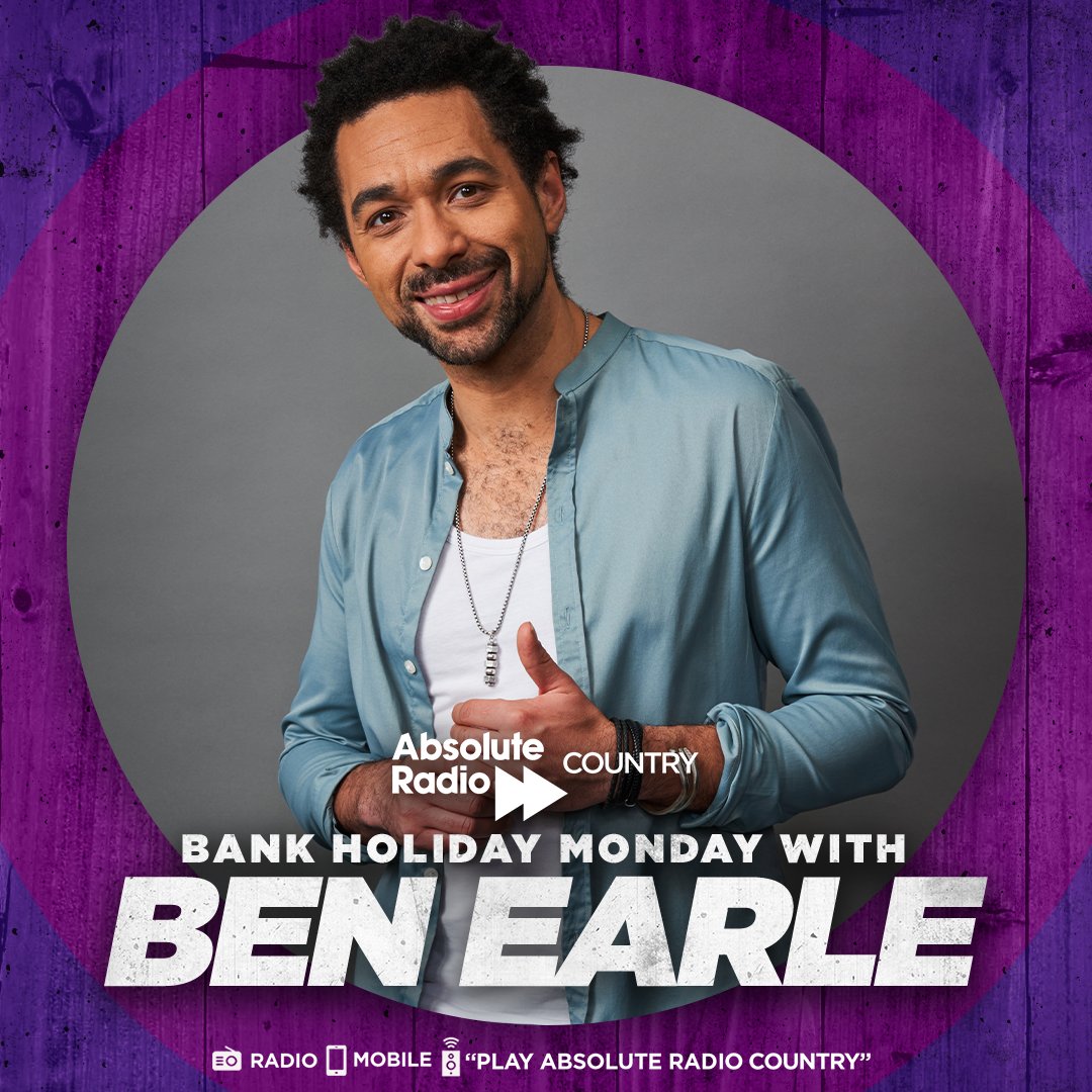 Spend your Bank Holiday Monday with @BenEarle! He'll be playing you the best Country Music from 10am. 👌

👉bit.ly/AbsoluteRadioC…