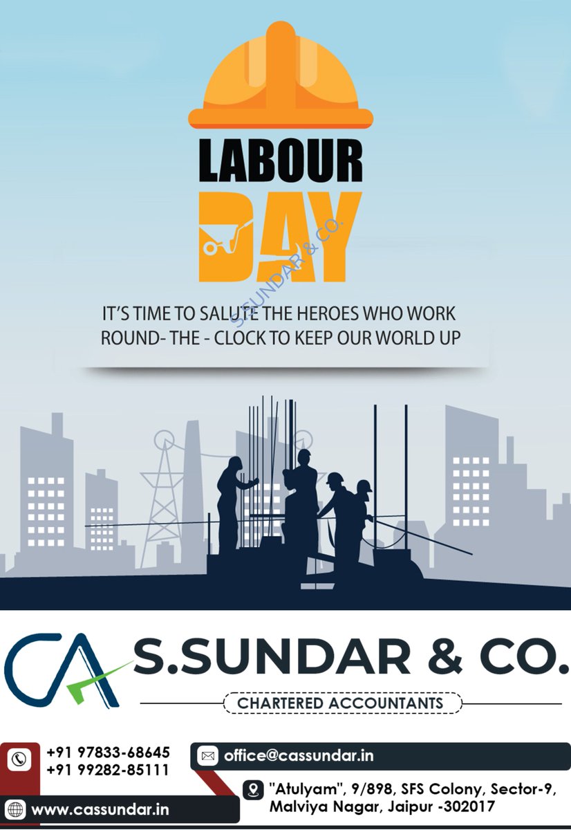 cassundar_2011's tweet photo. "Today, we honor and appreciate the contributions of the workforce that keeps our society running." @LabourMinistry https://t.co/Z6Sv3I6h35