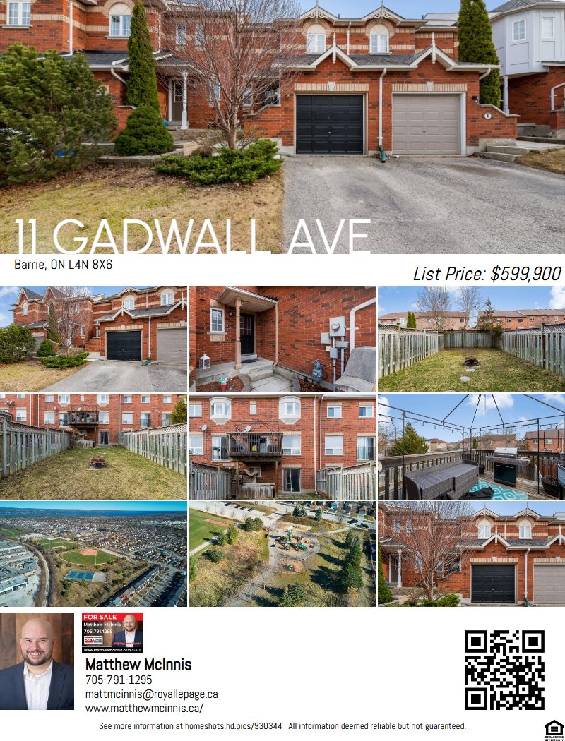 Laura Werrell on Twitter "11 Gadwell Ave in Barrie is Now For Sale! 
