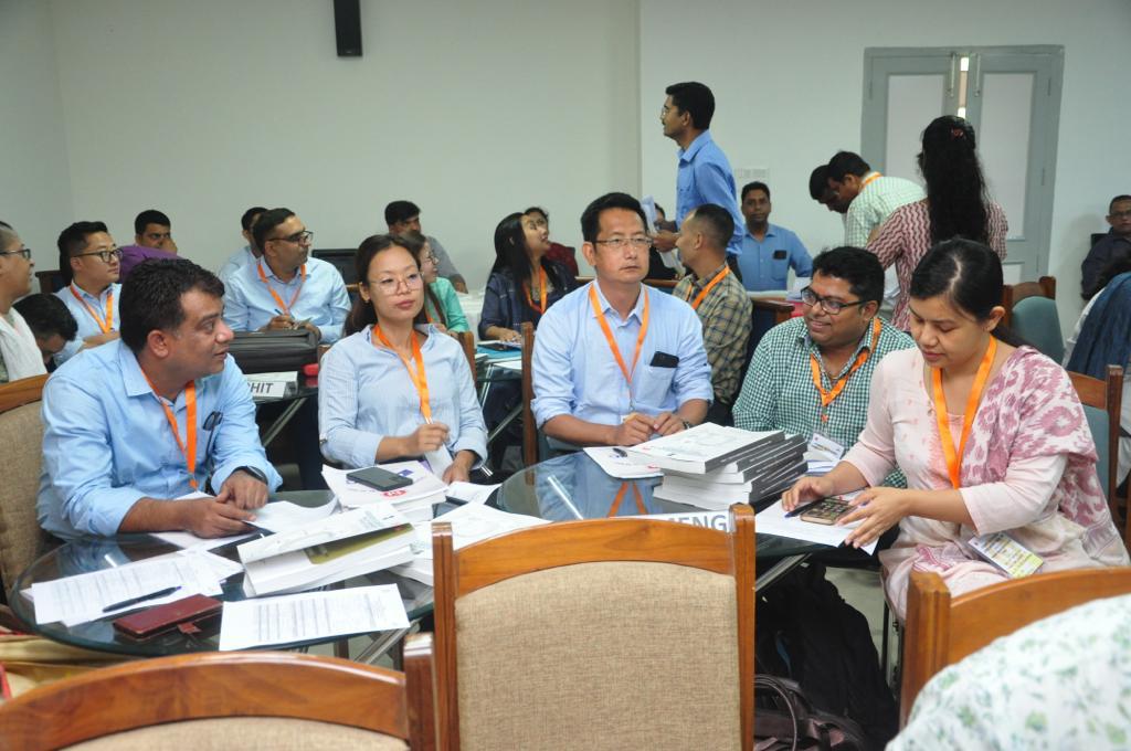 NHSRCINDIA's tweet photo. The 26th National External Assessors Training program was held in Guwahati, Assam from 24th- 29th April 2023.  67 participants attended the assessment program to qualify as External Assessors to certify and guide public health facilities in improving the quality of services. https://t.co/V7y3fO1OW4