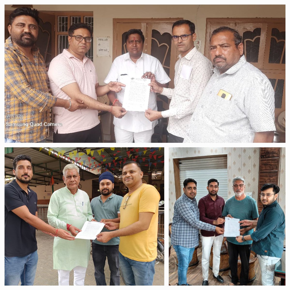 IT यूनियन हनुमानगढ़ द्वारा नोहर  ,पीलीबंगा , संगरिया  विधायक जी को अपना 11 सूत्री मांगपत्र देकर मांग पूर्ण करवाने का निवेदन किया। <a href="/DainikBhaskar/">Dainik Bhaskar</a> <a href="/zeerajasthan_/">ZEE Rajasthan</a>
#IADemands3600GP
<a href="/IA_Union/">IT Union Rajasthan Official</a>  <a href="/DoITCRaj/">Dept of IT&C, Raj</a> <a href="/RajCMO/">CMO Rajasthan</a>