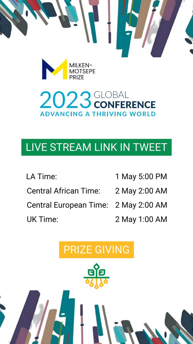 kurongakurima's tweet photo. You don't want to have #FOMO.

🏆Join us tonight for the #MilkenMotsepePrize giving, LIVE from LA: https://t.co/xedYnQcmYF

#choosekuronga #kuronga #peopleschoiceaward #miglobal #investinkuronga #agritech #ai #agriculture https://t.co/C9646HnnSX