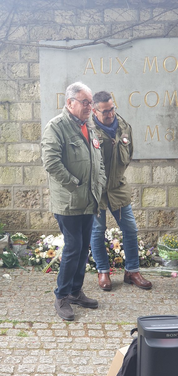 <a href="/force_ouvriere/">force_ouvriere</a> au Mur des Fédérés et sur la tombe de Léon Jouhaux avec <a href="/SouillotFo/">Souillot Frédéric</a> pour le 1er Mai et pour le retrait de la loi retraites. #FO