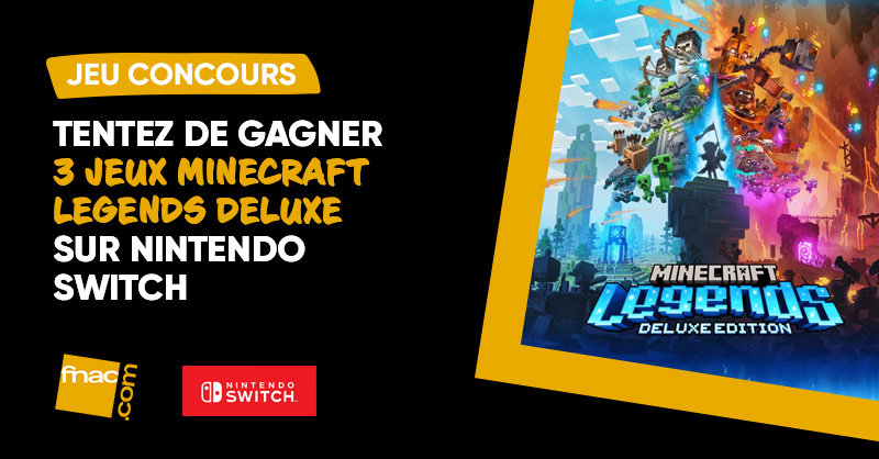 Fnac on X: Tentez de gagner le jeu Minecraft Legends Deluxe sur