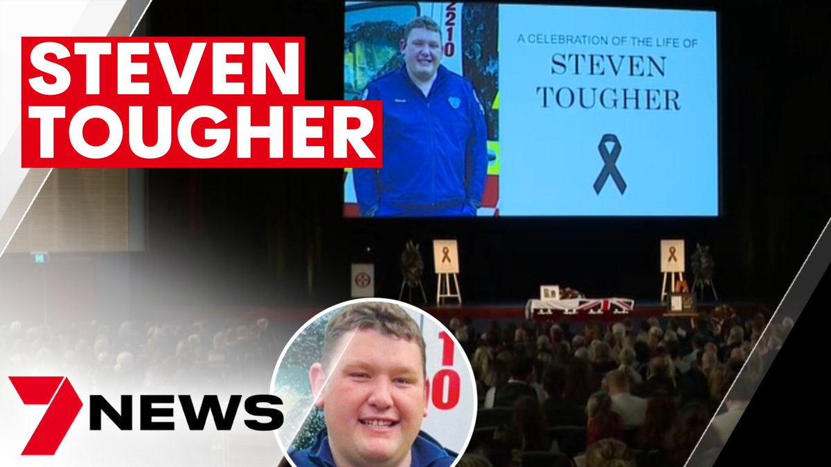 7NewsSydney's tweet photo. The heartbroken wife of paramedic Steven Tougher has vowed their young son and unborn daughter will grow up knowing their dad was a hero. The 29-year-old was stabbed to death in his ambulance in Campbelltown just over 2 weeks ago. https://t.co/jkz7pQv7eA #7NEWS https://t.co/PxcpFtw9VP