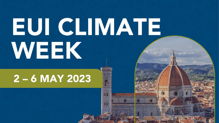 STGEUI's tweet photo. 📣 The 2nd edition of the @EUI_EU Climate week will start tomorrow in the run-up to #SOU2023 @EUISoU
Hosted by Professor @delbeke_jos and his #STGclimate team, the event will see the participation of 100+ #climate experts 🍃 
Discover more 👇
https://t.co/wkP1sKkSsA https://t.co/EuPxwW4u94