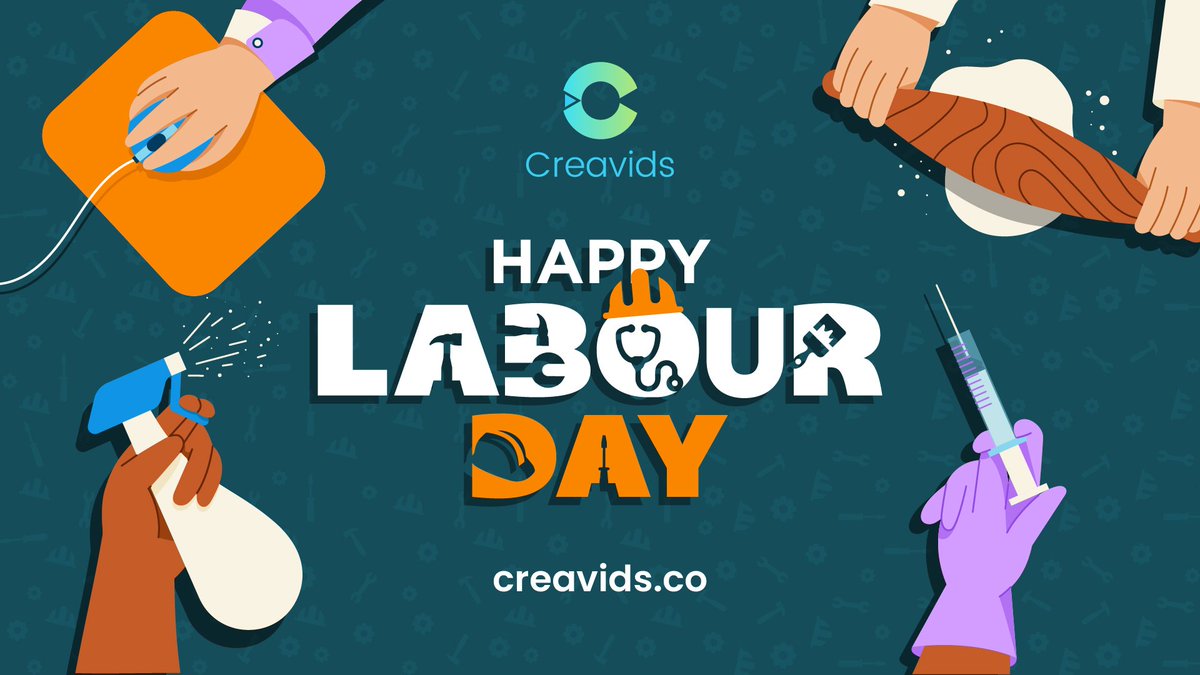 creavids1's tweet photo. Happy #Labour Day! 

#labourday #internationallabourday #labourparty #labouroflove #labourdayweekend #childlabour #worker #workers #happylabourday #happyworkersday #1may #animation #creavids #explainervideo #videoproduction #advertising #marketing #illustration #design #trend https://t.co/vus0IyLyJD