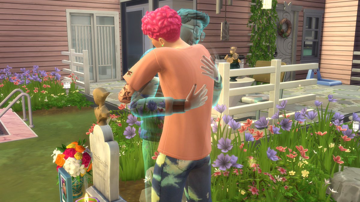 illBEtheLITE's tweet photo. They are still madly in love with each other! Honestly when I bring Izzy back to life they are getting married. Period! #sims4 #sims4gameplay #sims4growingtogether https://t.co/7go5KE6vvN