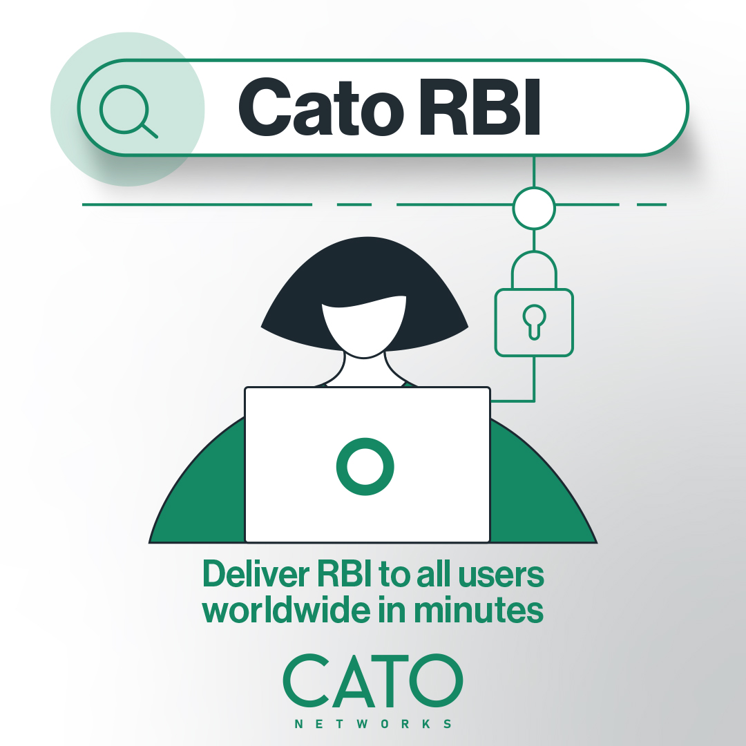 CarmellaKe's tweet photo. @CatoNetworks helps enterprises deliver Cato RBI to all users worldwide in minutes, allowing them to access unclassified websites &amp; applications, &amp; without compromising their #networksecurity.
Read more here: https://t.co/svitJRhgmM  

#NetworkSecurity #RBI #SASE #SSE https://t.co/v9pficuJuZ