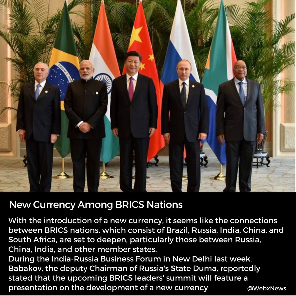 WebxNews's tweet image. Brisc create new Currency
#brics #bricsluggage #bricsmilano #bricssummit #bricsusa #webxnews
#usa