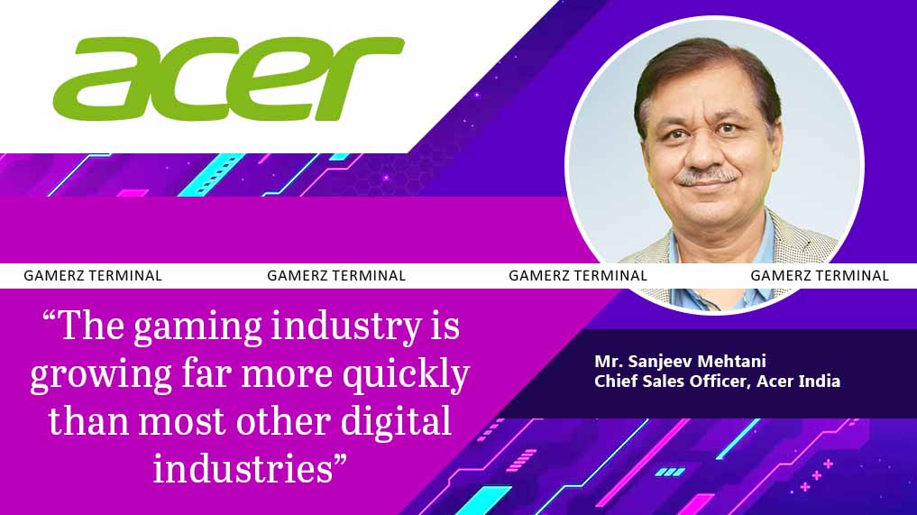 Gaming Industry Is Evolving And Growing At A Rapid Pace: Acer  

 The recognition of esports by Indian government will open new #growth opportunities for the industry..    

To Read Complete story👉gamerzterminal.com/exclusive/gami…… 

#AcerIndia #AcerLaptop
