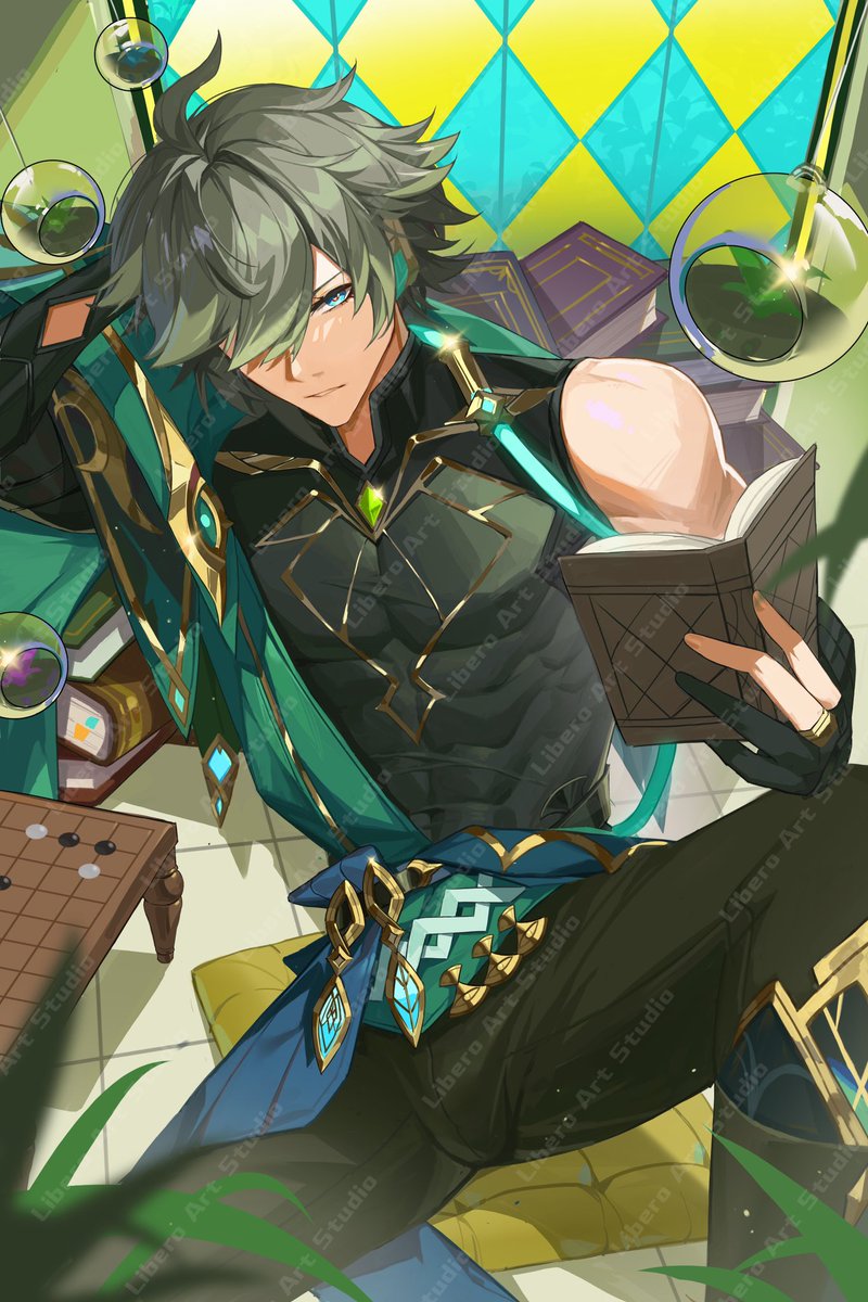 Liberoartstudio's tweet photo. Alhaitham would rather read a book than play a game of go with you. 🫣
-
#Genshinfanart #GenshinImapact #Genshin #genshinimpactfanart #anime #AnimeGaming https://t.co/dHPsLylFUt