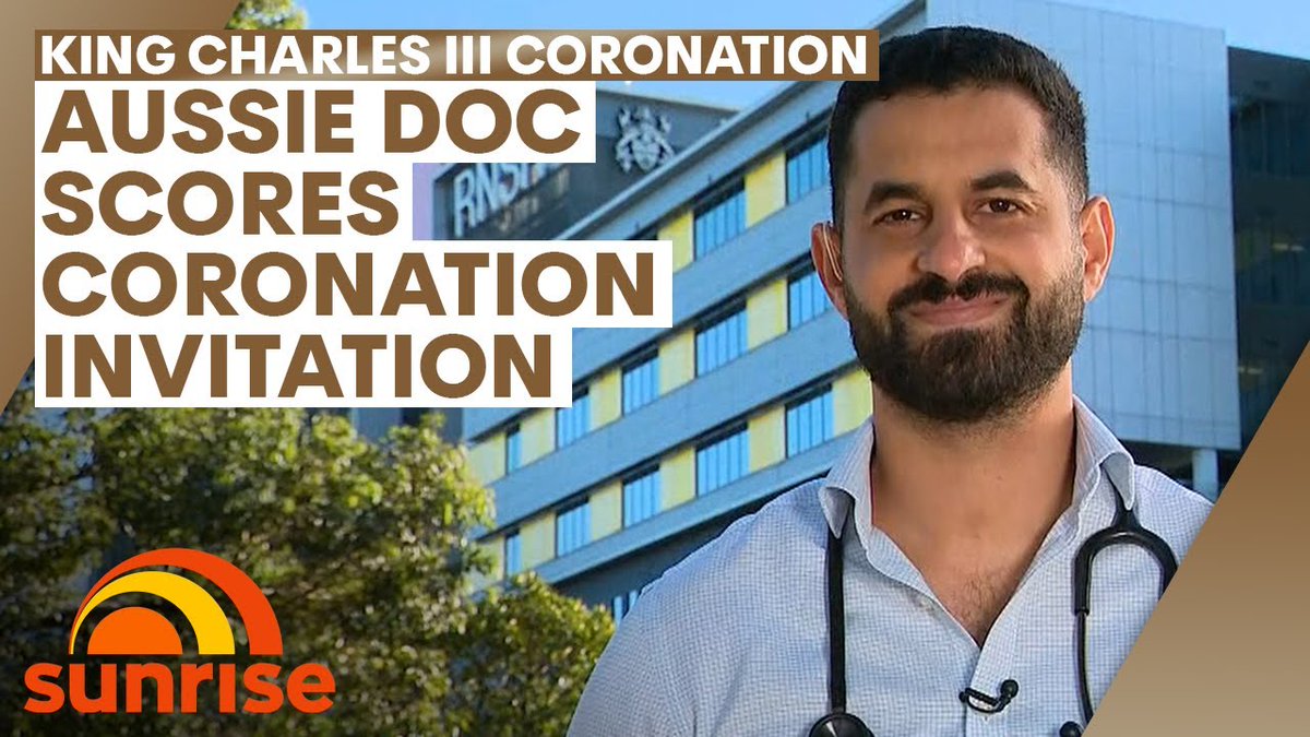 SaxtonSpeakers's tweet photo. @DanielNour1 has received a special invitation from Prime Minister Albanese to attend the King's coronation! What an incredible honour! #KingsCoronation #SpecialInvitation #streetsidemedics 

Check out his appearance on Sunrise this morning!
https://t.co/BIKWH3tCvO https://t.co/bBG1N7sI4l