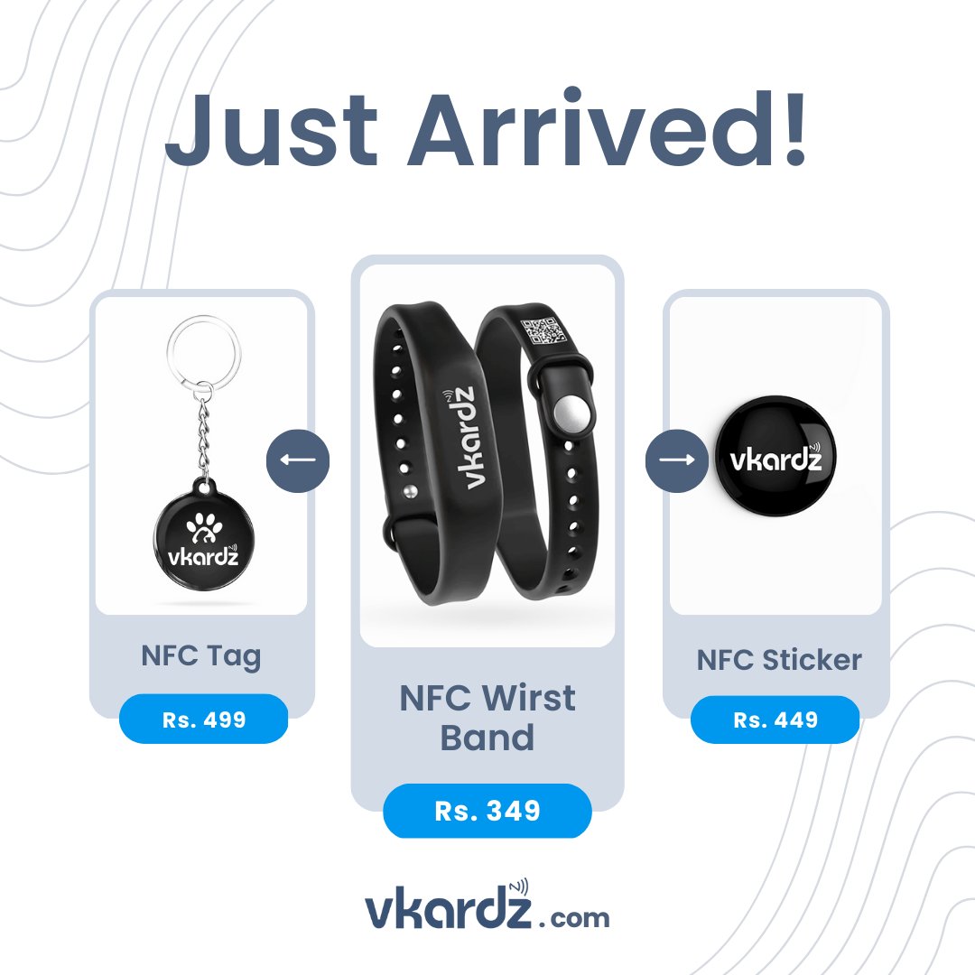 vkardzz's tweet image. "Meet the newest addition to our product line - NFC Epoxy Tags!, NFC Bands, and Pet tags! Durable, waterproof, and equipped with the latest technology, this is the ultimate solution to secure your valuables. #NFCEpoxyTag #SecureValuables #Innovation #wristbands #pets #vkardz