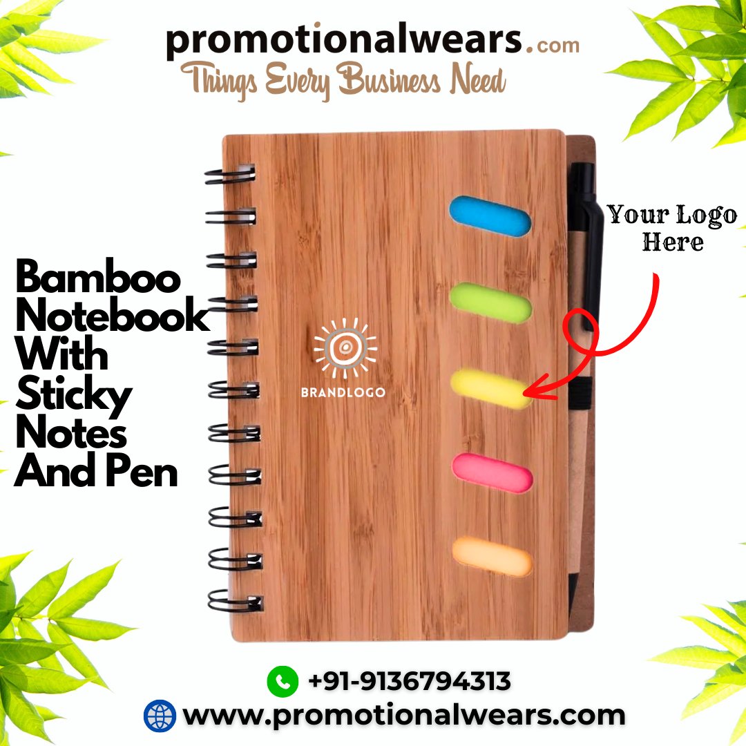 🎉 Promote your brand in style with Bamboo Notebook with Sticky Notes and Pen from Promotional Wears! 📓🖊️
🛒 Shop online at promotionalwears.com/bamboo-noteboo…
#ecofriendly #ecoproducts #gogreen #ecogifts #bamboo #bambooproducts