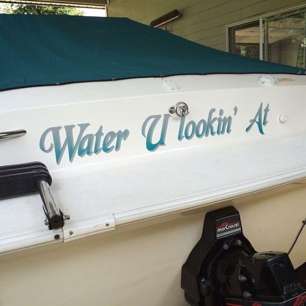 FairleadSailing's tweet image. Makes more sense when you say it with a Norfolk or Suffolk accent...

#BoatNames #SailingLife #YachtCharter #SailingHolidays