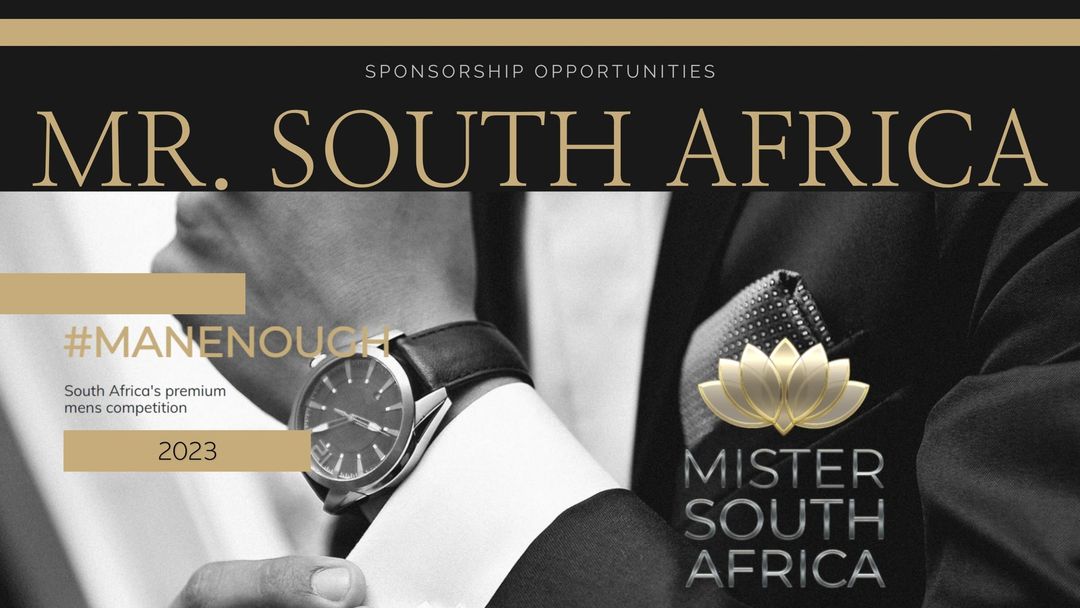 SPONSORSHIP PROPOSALS for Mr South Africa 2023 now available at rexvd@eefactory.co.za

#mrsa2023 #mrsouthafrica

Proudly supported by Entertainment & Event Factory