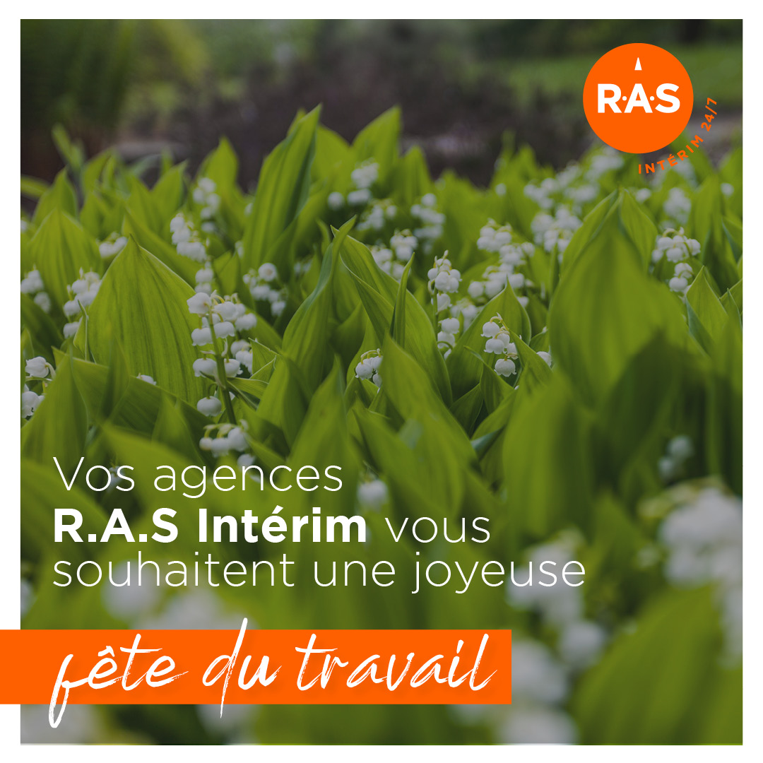 R.A.S Intérim (@ras_interim) on Twitter photo 🔔 Fête du travail !
En cette journée spéciale, nous souhaitons remercier nos 65 000 intérimaires qui travaillent chaque jour à nos côtés.
🌷 <a href="/ras_interim/">R.A.S Intérim</a> vous souhaitons une bonne fête du travail à tous !
Toutes nos actualités👇
fcld.ly/yf4eh19
#DoncToutVaBien 🔔 Fête du travail !
En cette journée spéciale, nous souhaitons remercier nos 65 000 intérimaires qui travaillent chaque jour à nos côtés.
🌷 <a href="/ras_interim/">R.A.S Intérim</a> vous souhaitons une bonne fête du travail à tous !
Toutes nos actualités👇
fcld.ly/yf4eh19
#DoncToutVaBien