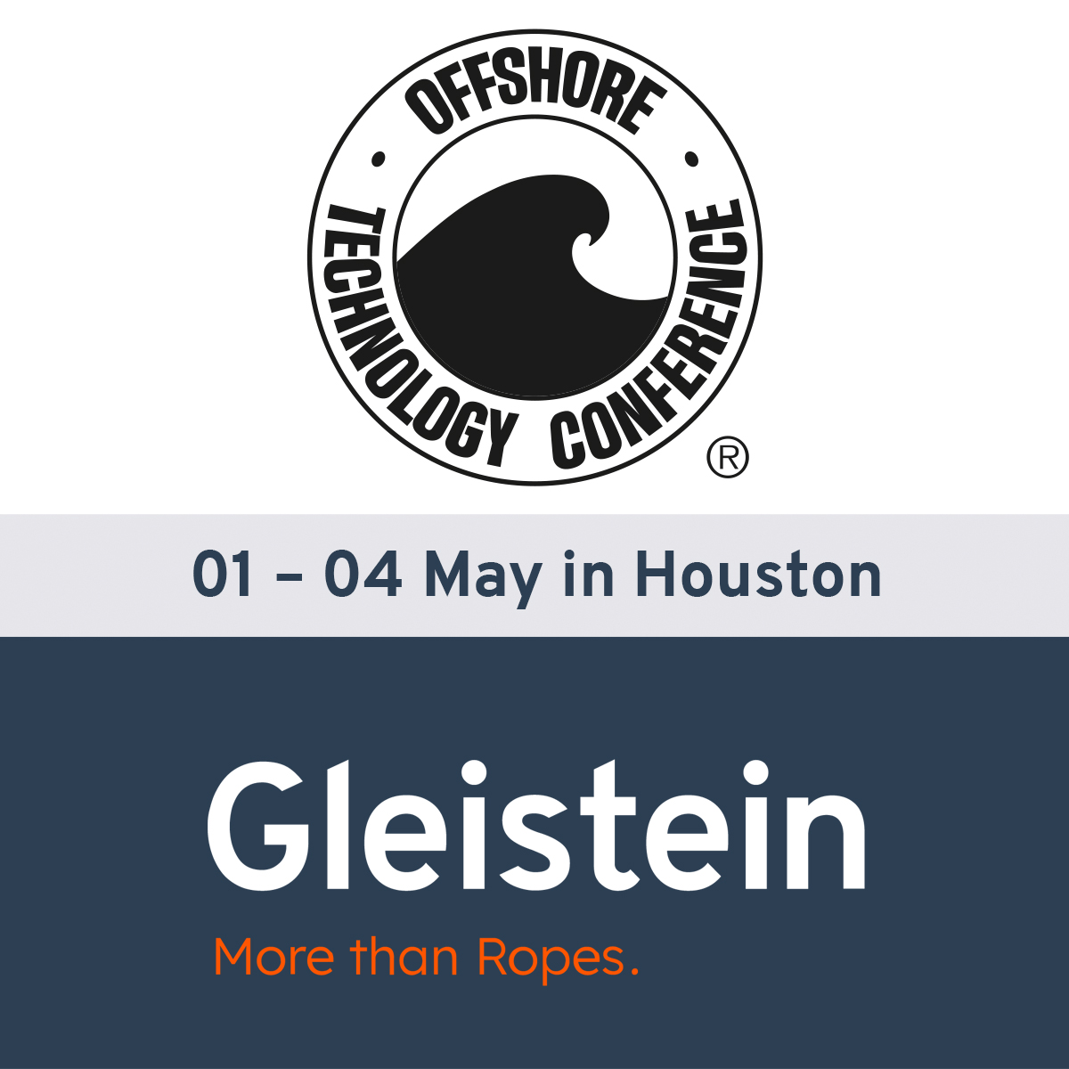 GleisteinRopes's tweet photo. We have arrived! 

Starting today, we'll be at the Offshore Technology Conference OTC in Houston until 4th of May. Join us at booth 4614 and discover our superior lifting and towing solutions.

#Gleistein
#OTC2023
#Offshore
#HeavyLift
#Tug
#MarineEngineering
#MarineIndustry https://t.co/cAoHod71K3