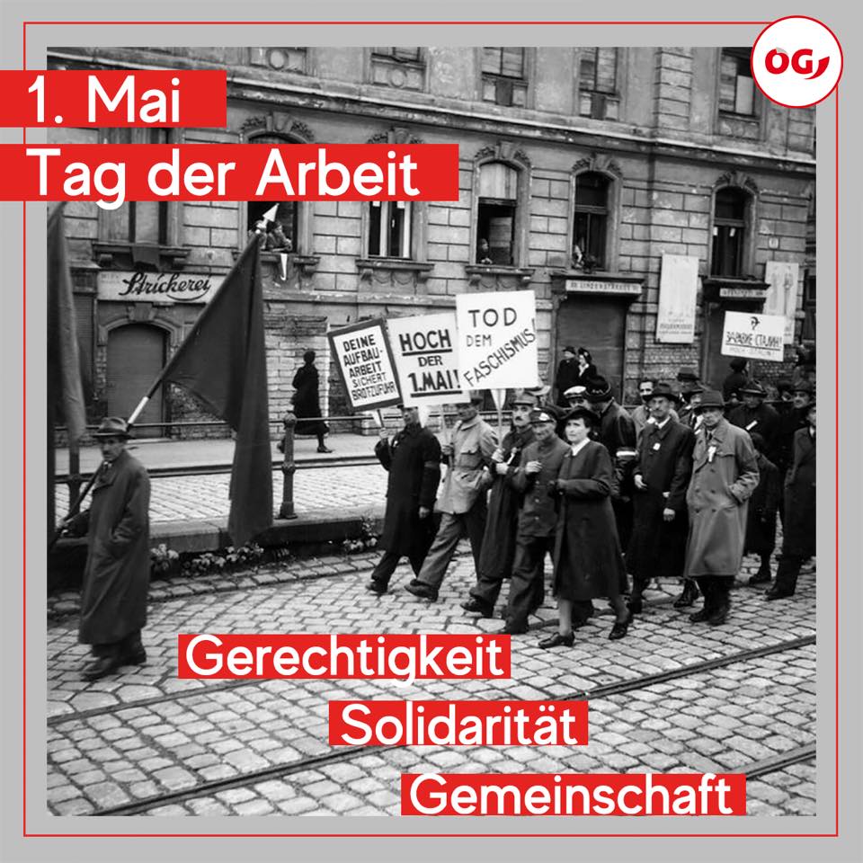 Der 1. Mai ist der „Tag der Arbeit“. 🤩 Aber was heißt das genau? 🤔
Der heutige Tag steht für den stetigen Kampf der arbeitenden Menschen für bessere Arbeitsbedingungen und gegen Ausbeutung. ✊🏻
Seit vielen Jahren kämpfen wir Seite an Seite für ein gutes Leben für alle! 🤜🏻