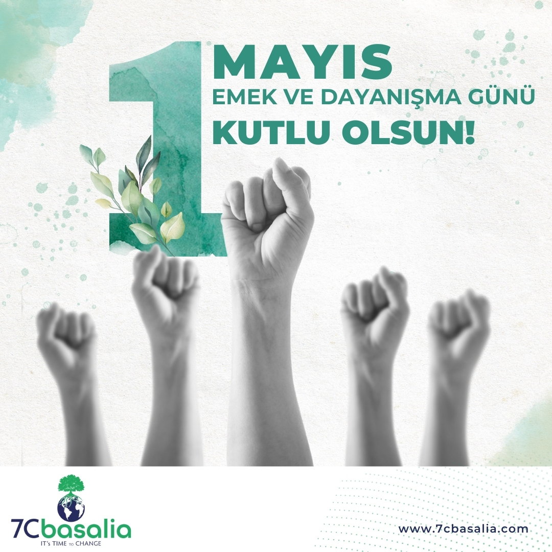 7cbasalia's tweet photo. Sevgi, merhamet, adalet, paylaşım, birliktelik değerleri ile emeğin, emektarın, alın terinin, dayanışma ve yardımlaşmanın günü olan 1 Mayıs Emek ve Dayanışma günü kutlu olsun.

#7Cbasalia #1Mayıs #EmekveDayanışmaGünü https://t.co/0ouQCX2E2o