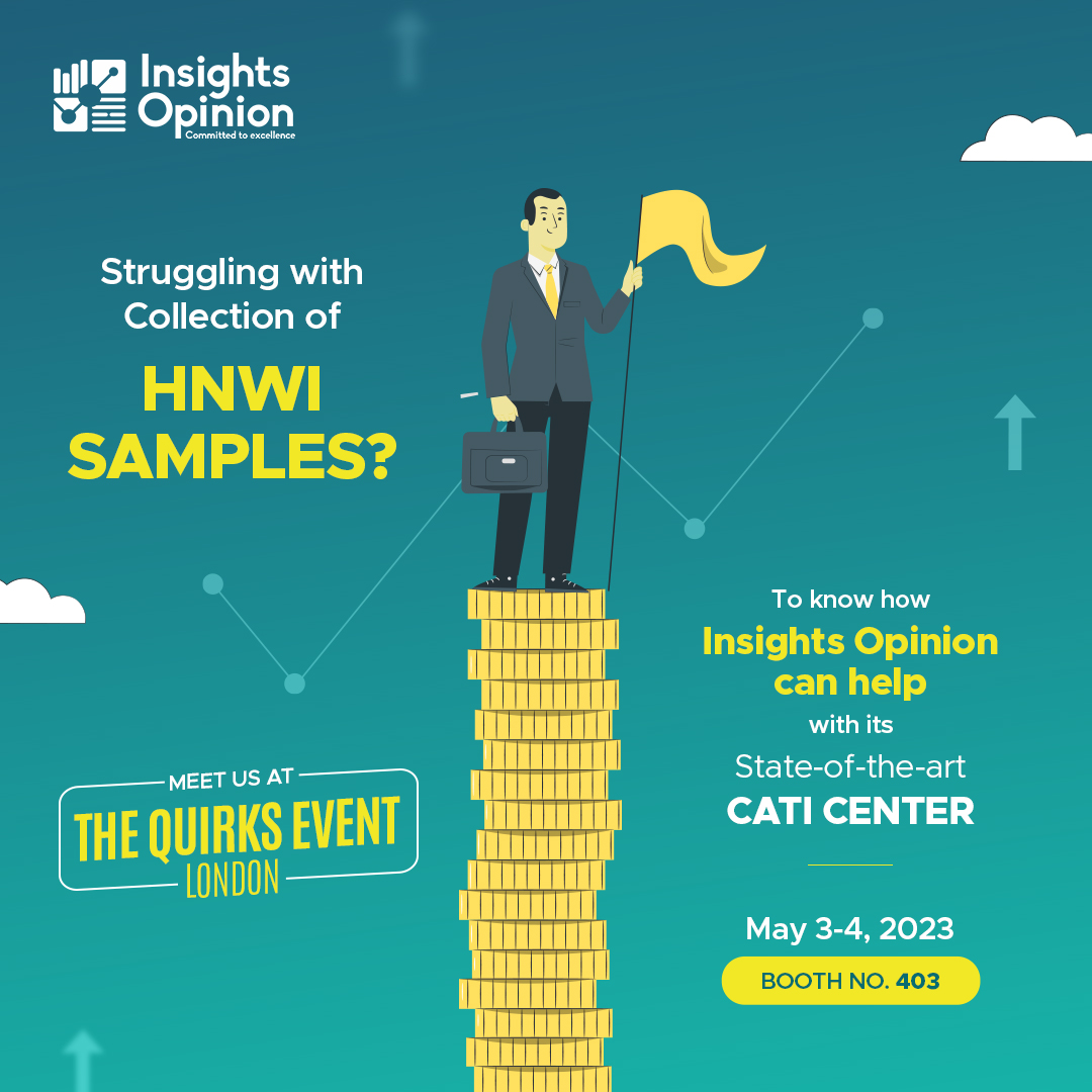 insightsopn's tweet photo. #SampleCollection can seem like a task but it becomes easy as a breeze when you do it with the right team. Learn more about how Insights Opinion does it at the #QuirksEvent in London on May 3-4, 2023. Visit us at Booth number 403 to find out how we can help you collect accurate and reliable data from #HNWI respondents.

#InsightsOpinion #MRX #TheQuirks #EventPost #London #BusinessGrowth #MarketResearch