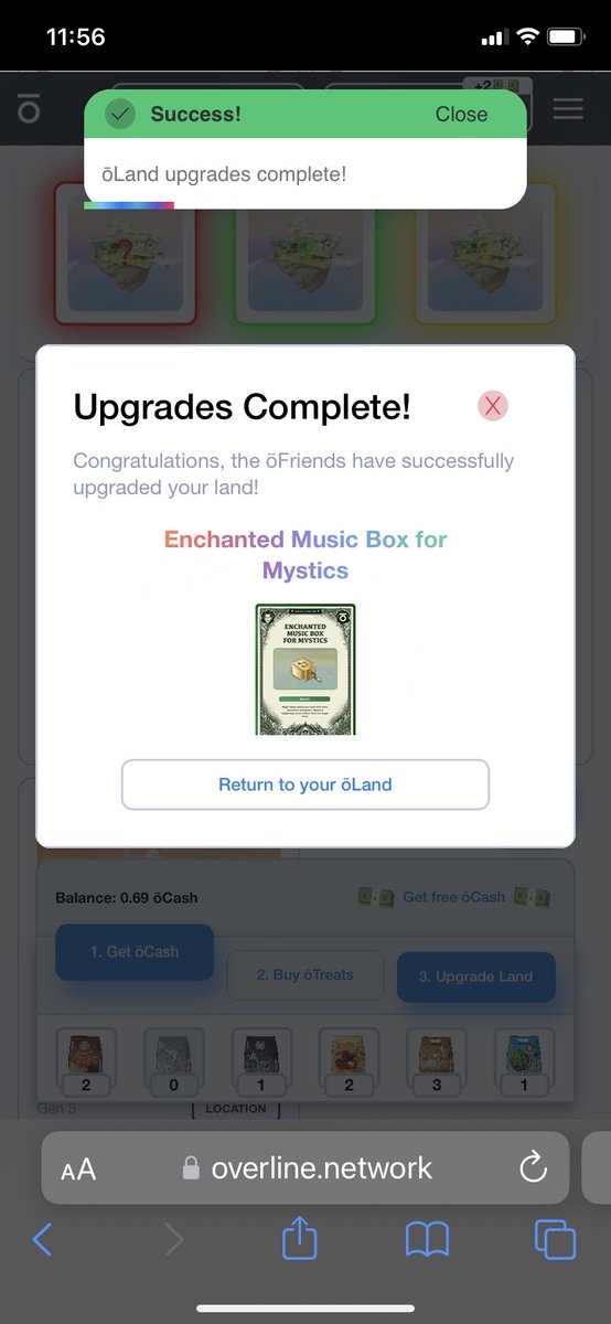 Jazmolinrosas's tweet photo. No wayy !!! Got my first Enchanted music box for mystics !!!! Couldn't be more stoked . Also love the olive tree and bird house those are great as well . Sad about the grumpy ofren but it's okay better luck next time! 🍀👏🏽🟥🟩🟨 #ocash https://t.co/jwMupHr9OP