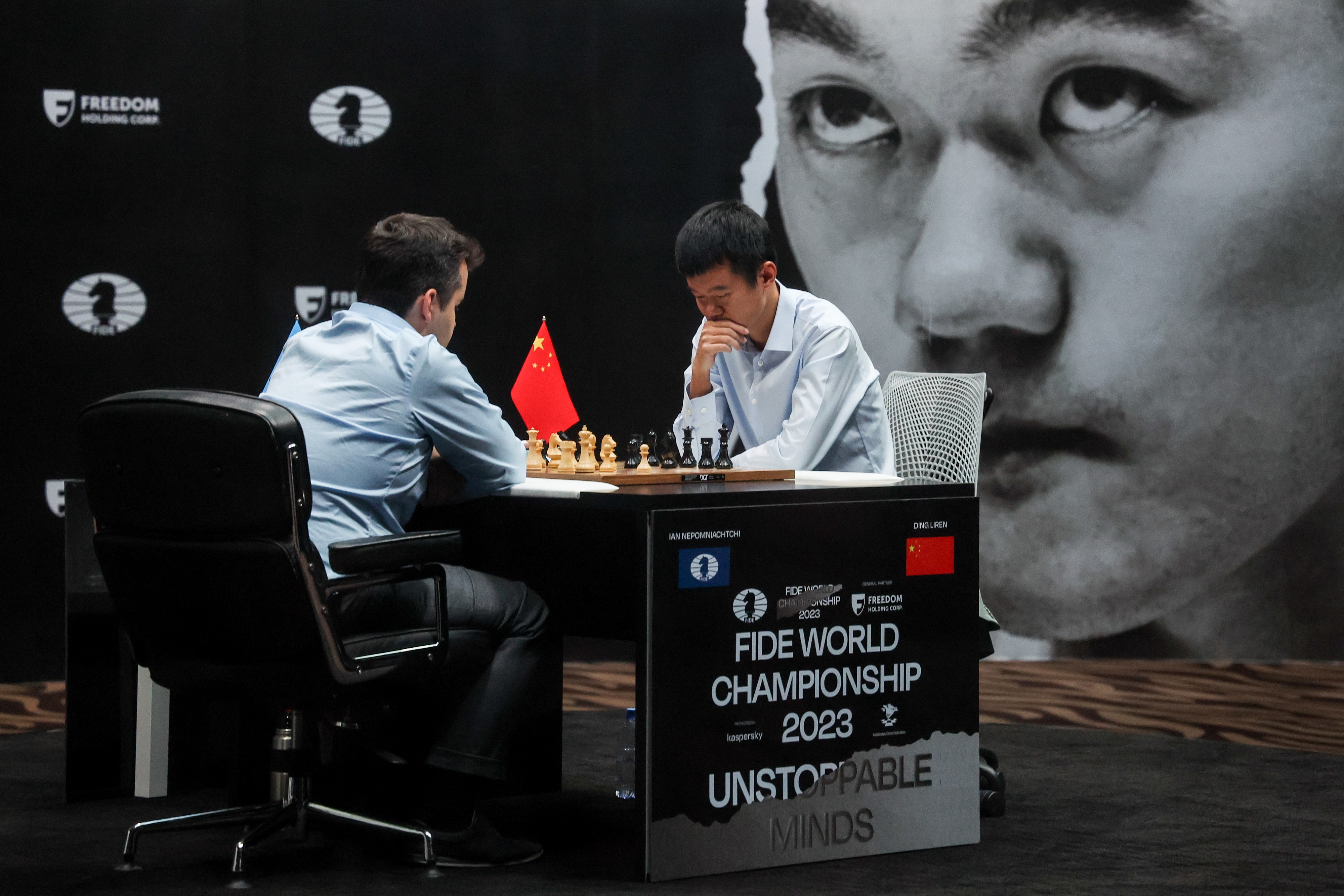 Ding under huge time pressure in the FIDE World Championship! #chess #