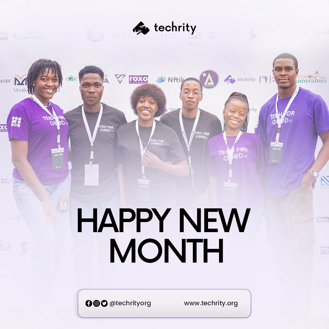 techrityorg's tweet image. Hello May! Wishing you all a joyful and prosperous new month. Let's make it a great one!
#HappyMay #NewMonth #techrity