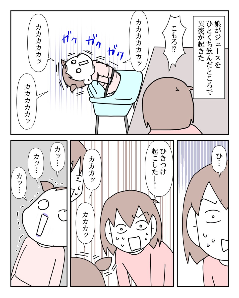 子どもが熱性痙攣をおこした話②