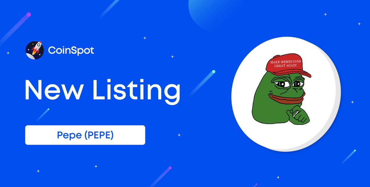 Pepe (PEPE) is now available in Australia!

RT for the chance to win $100 of PEPE 💸

Check it out 👇
coinspot.com.au/buy/pepe

Happy trading!

<a href="/pepecoineth/">Pepe</a>