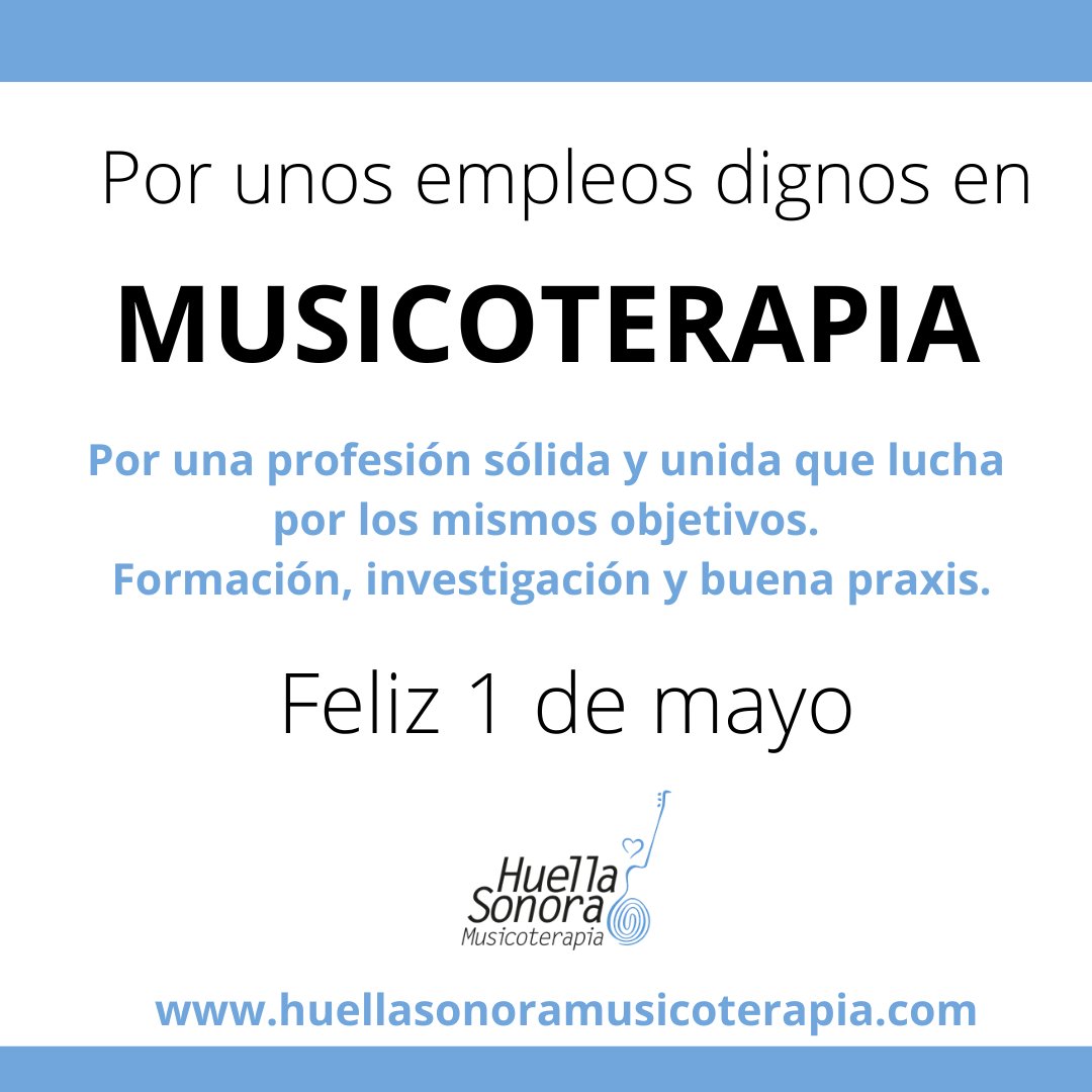 🗓️ Feliz 1 de mayo. La Musicoterapia, Una de las mejores profesiones del mundo. #musicoterapia #musictherapist #Musictherapy #worldfederationofmusictherapy #musictherapyweek #music #misica #terapia #therapy #primerodemayo #trabajo