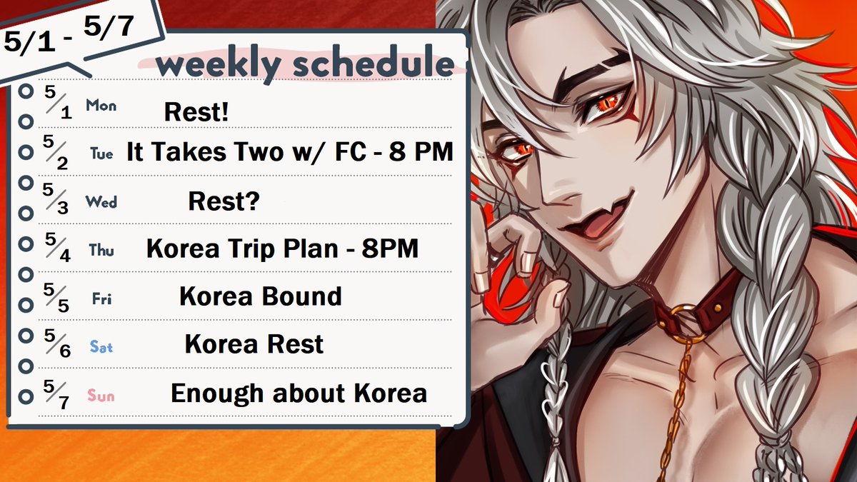 rev_midnighto's tweet photo. Finally going to finish It Takes Two with @no_putdown on tuesday. Can't wait to talk about Korea!
Tuesday: https://t.co/aaOU9WQeHz
Thursday: https://t.co/I5um61LPnt
FanArt: #RevMidnightArt
LiveTag: #RevMidnightLive
FanName: #TenBoos
NSFW: #RevAfterMidnight https://t.co/H8xXuZF5Ub