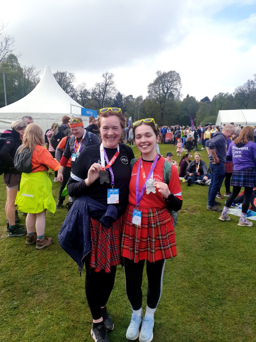 _paulinec74's tweet photo. Proud to have completed the 23 mile for @thekiltwalk with @_jemmacampbell_ to raise support for @ar26charity , huge thanks to everyone who sponsored me , the funds raised are going to a great charity 👍 https://t.co/QzCR9xG3zP