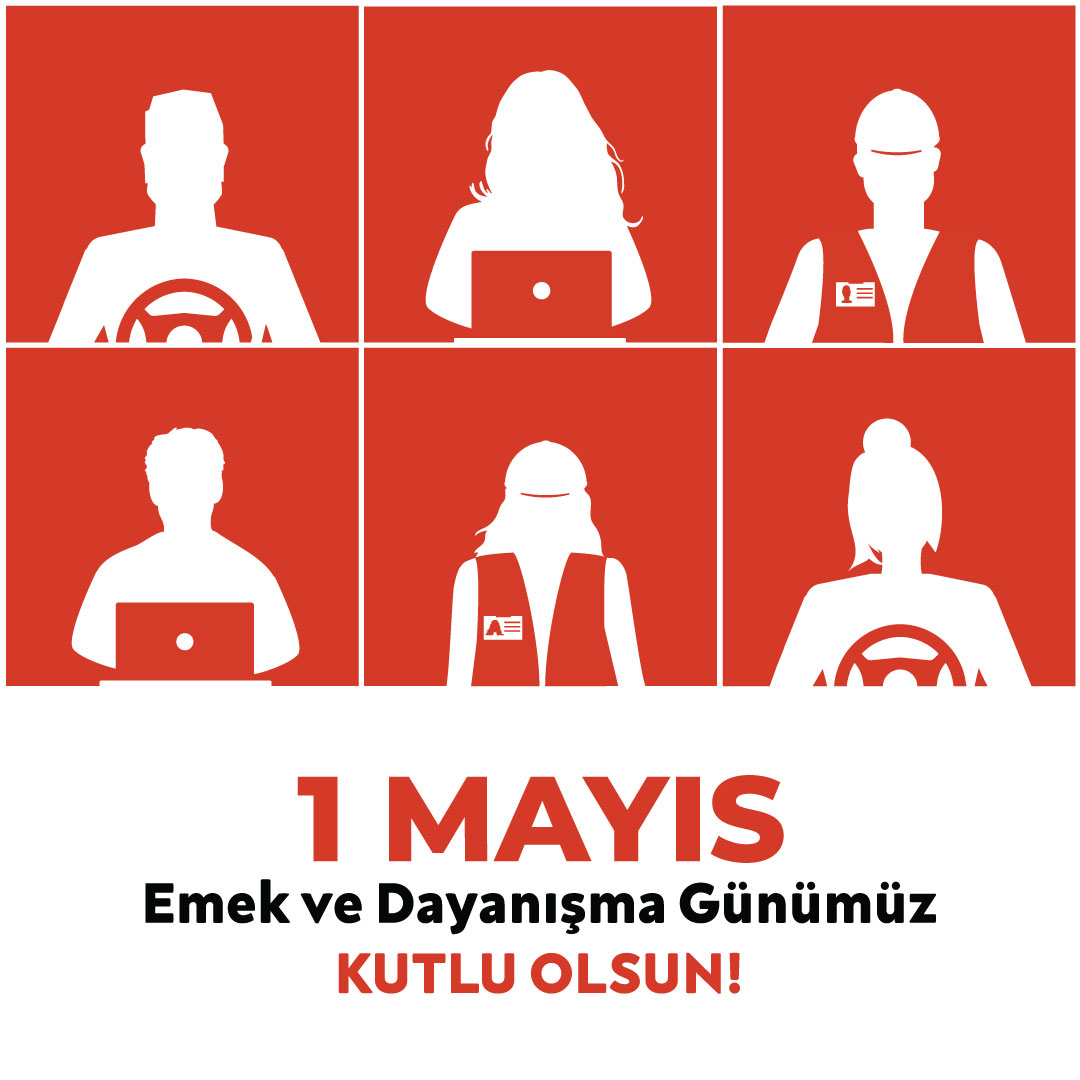 marslogistics's tweet photo. Birlikte emek verdiğimiz tüm çalışma arkadaşlarımıza teşekkür eder, tüm emekçilerin 1 Mayıs Emek ve Dayanışma Gününü kutlarız!

#1Mayıs #Marslogistics https://t.co/EG4TbH9xs7