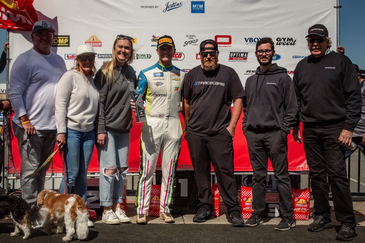 TeamSLRinsider's tweet photo. Great weekend for #TeamSLR and @driverjackwood on earning the TA2 pole and leading every lap en route to the class win in Sunday’s #GoTransAm Western Championship race at @RaceSonoma. @seanhingorani flew in from Dover in time to drive to a 17th-place finish. #screenyourmachine https://t.co/MuiKHiQqUF