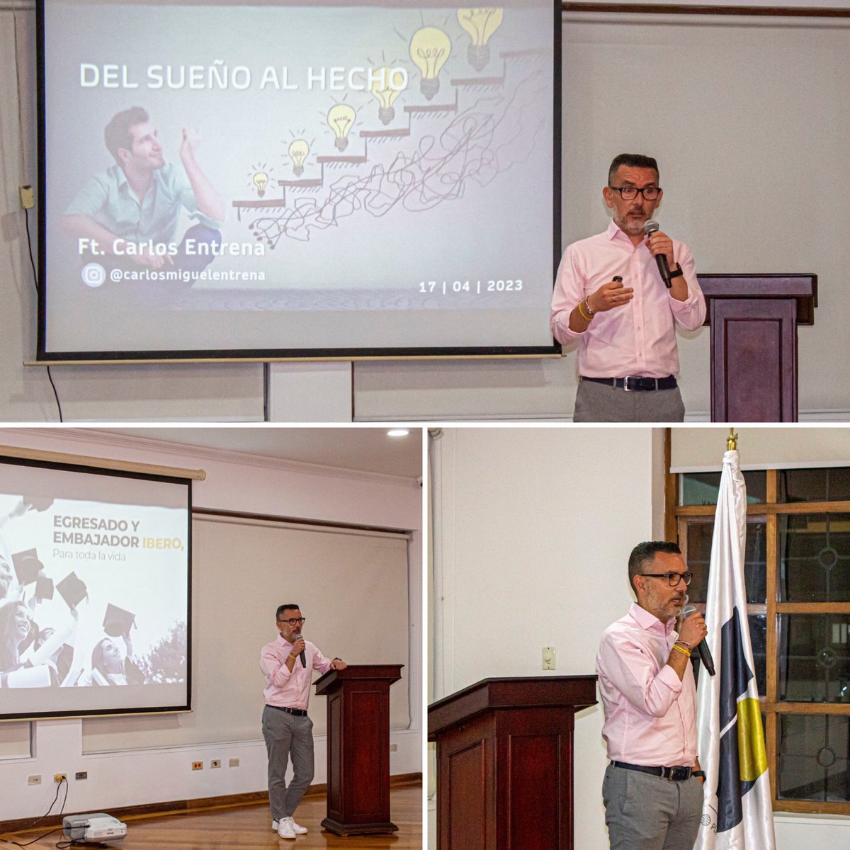 Con los egresos de la Universidad Iberoamerica charla de emprendimiento