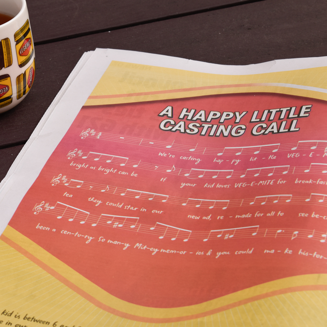 Vegemite's tweet photo. Casting happy little VEGEMITEs - As bright as bright can be! ⭐

Please email our agency with their full name, age, suburb, state and a recent photo to vegemite@studio-p.com.au #tasteslikeaustralia #vegemite https://t.co/Zijb47KC7A